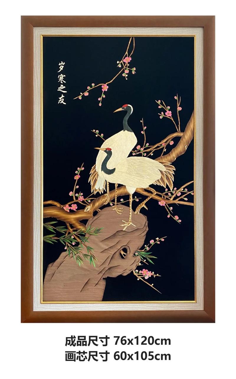 非遺麥稈畫(huà),#純手工打造 #感受?chē)?guó)畫(huà)的意境之美 #家居掛畫(huà)