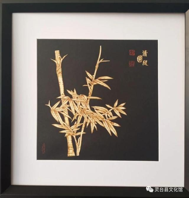 快來圍觀丨靈臺縣文化館干部劉強麥稈畫又出新作品啦！
